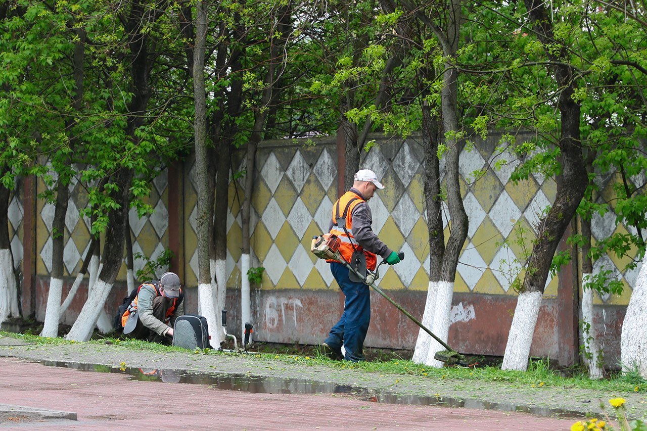 Продолжается весеннее благоустройство города Брянска | 12.05.2020 | Брянск  - БезФормата