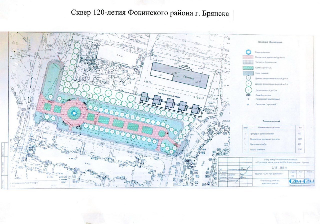 Голосование по программе «Формирование комфортной городской среды»:  дизайн-проект сквера имени 120-летия Фокинского района - Брянская городская  администрация