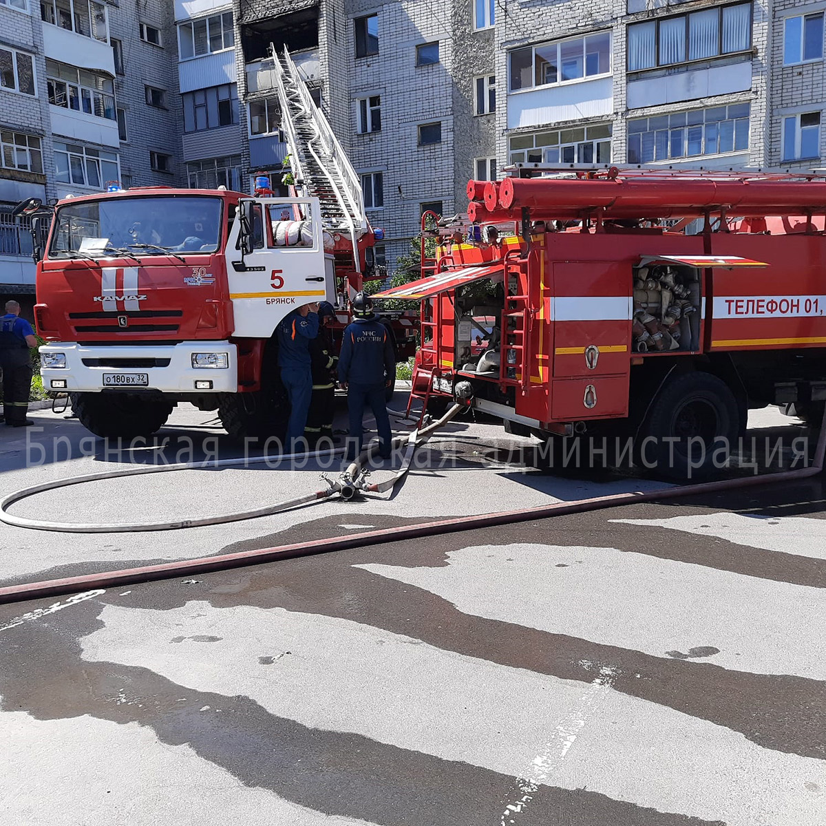 В Советском районе Брянска пожар повредил две квартиры - Брянская городская  администрация