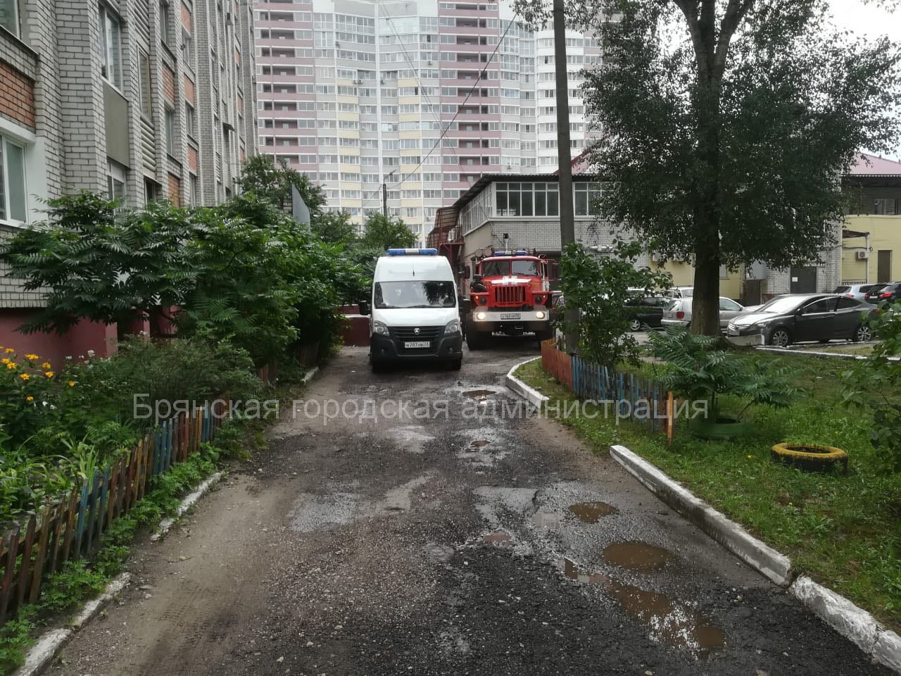 В Фокинском районе при пожаре пострадала женщина - Брянская городская  администрация