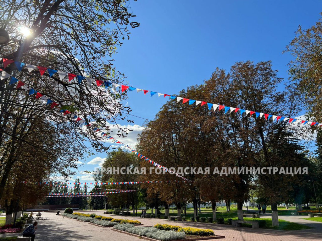 ФОТО] Брянск украшают к празднику. Володарский район. - Брянская городская  администрация