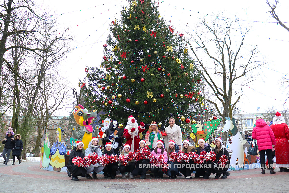 В Брянске открылась главная городская ёлка | 25.12.2023 | Брянск -  БезФормата